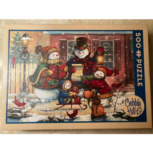 Cobble Hill 500 Piece Jigsaw Puzzle Song For The Season Complete
